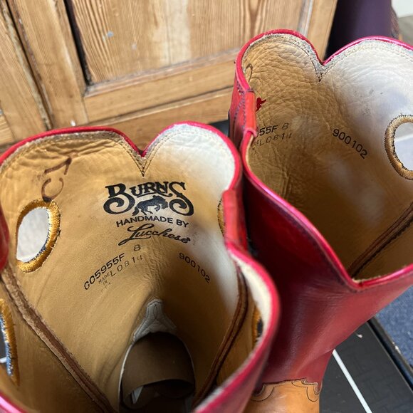 Custom Lucchese Burns Cowboy Boots NIB - Picture 8 of 9